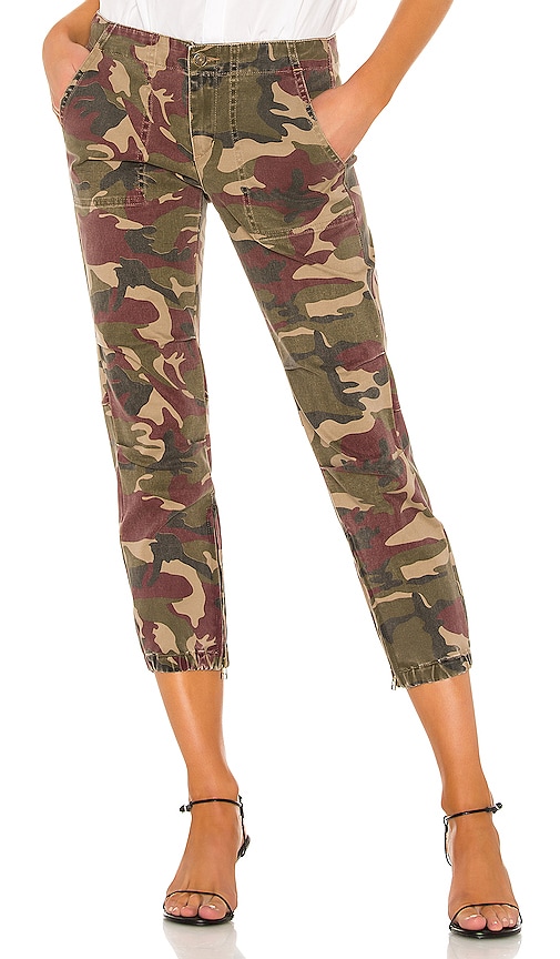 burgundy camo cargo pants