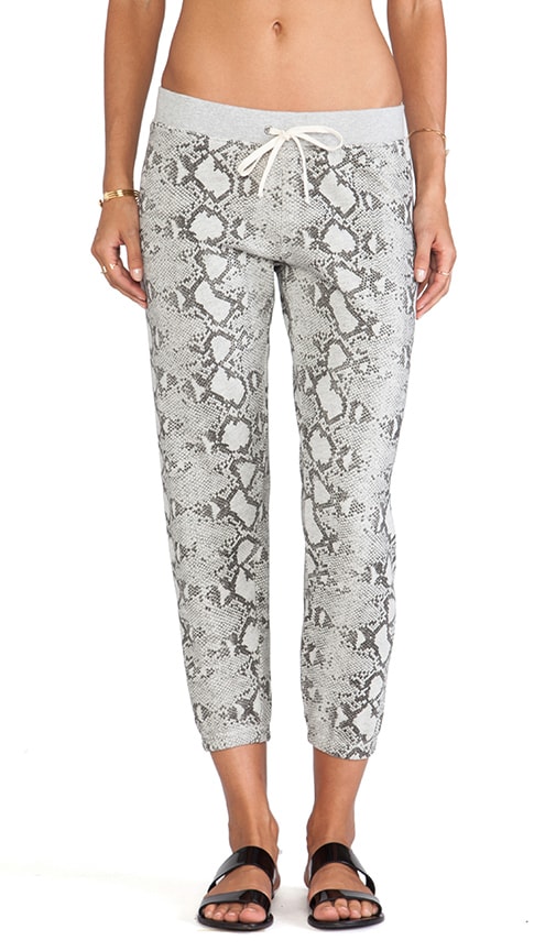 Printed Basic Crop Pant
