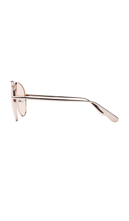  Past Midnight Sonnenbrille The Flare In Metallic Gold. 
