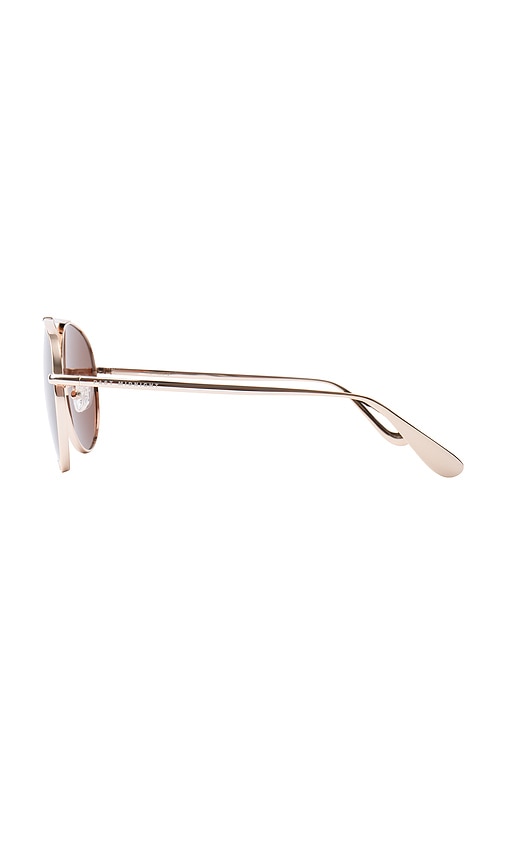  Past Midnight Sonnenbrille The Flare In Metallic Gold. 