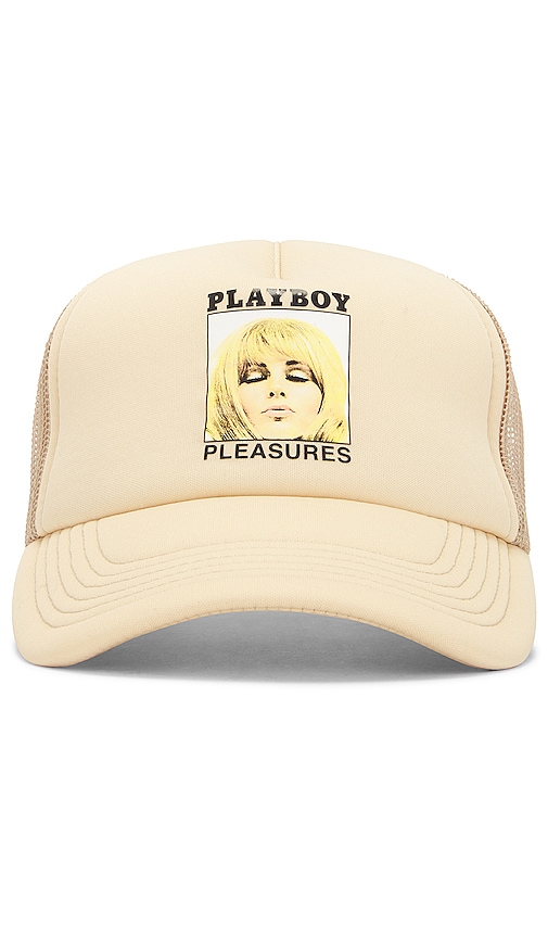 Pleasures X Playboy Magazine Trucker Hat in Tan | REVOLVE