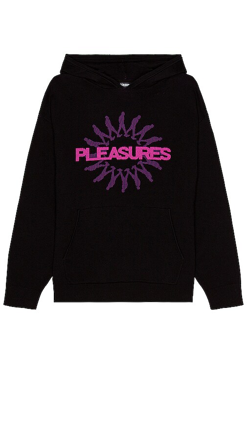 Passion Knit Sweater Hoodie in Black