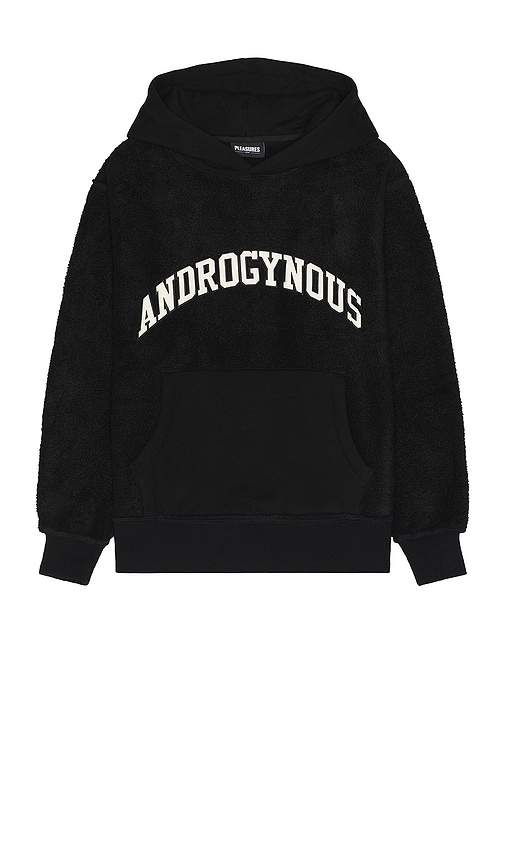 Pleasures Androgynous Hoodie in Black