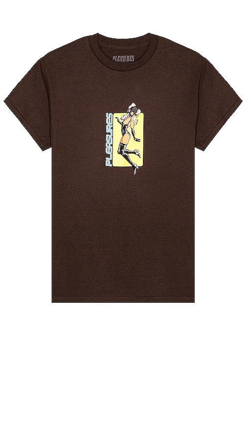 Pleasures Baked T-Shirt in Chocolate