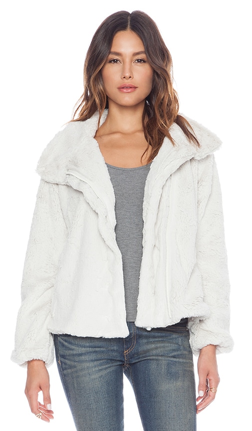 Patagonia Faux Fur Pelage Jacket in Linen REVOLVE