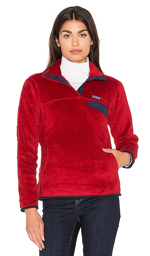 Patagonia Re-Tool Snap-T Pullover in Raspen Red X