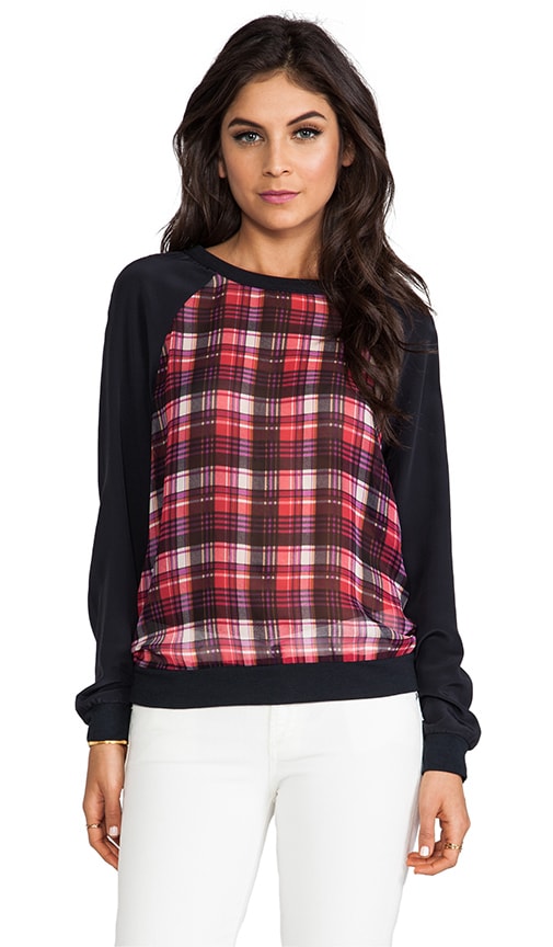 Megan Plaid Sweatshirt