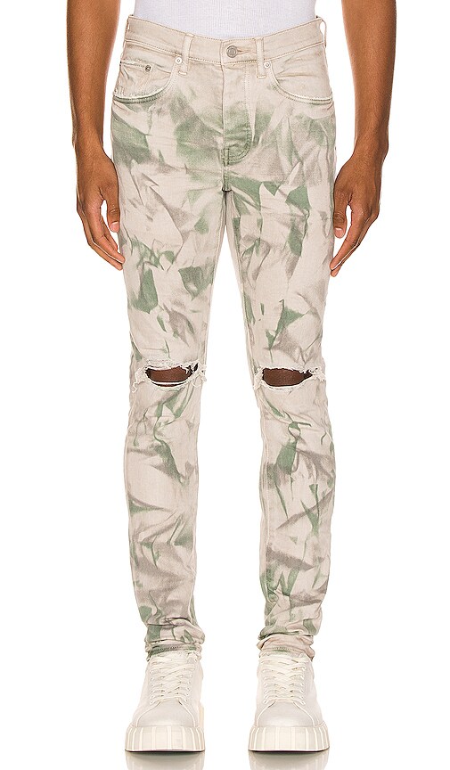 Purple Brand Camo Jeans in Sand Forest