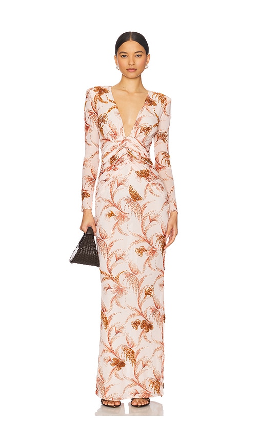 Sunset Maxi Dress in ,Brown. - size 0 (also in 4, 6, 8) - PatBO - Modalova