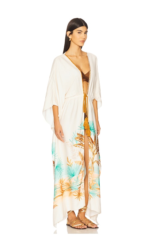 Patbo Bananeira Tropical Long Cover Up In Sand