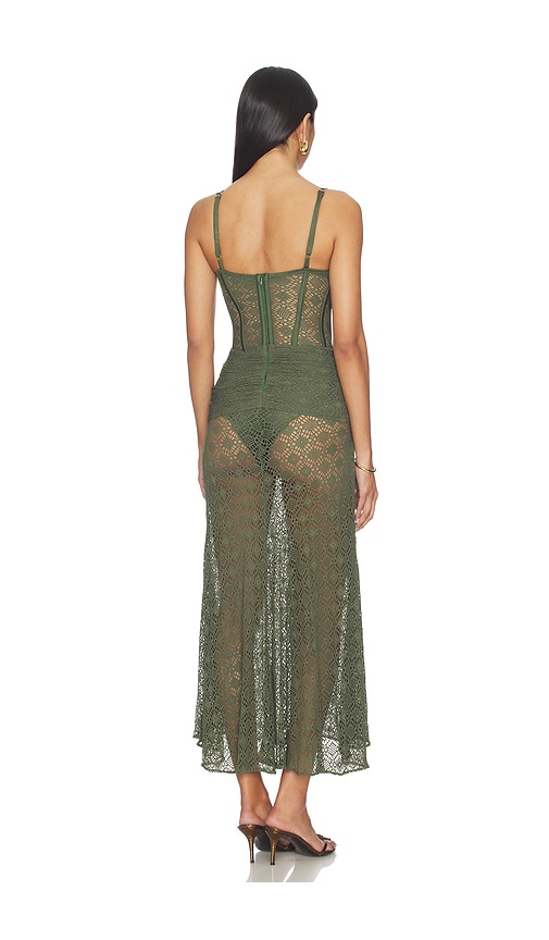 Patbo Maxikleid Sirena In Olive. Größe M. Also In L. 