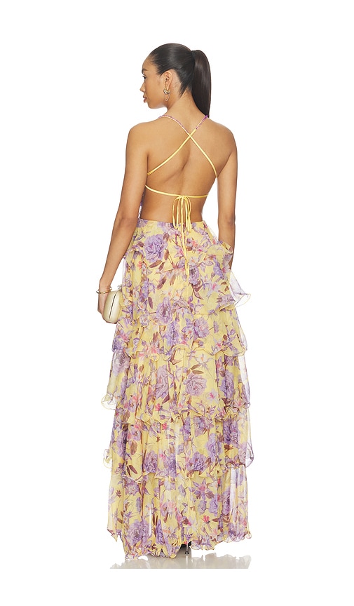  Patbo Kleid Peony In Yellow. Größe 6. Also In 10. 