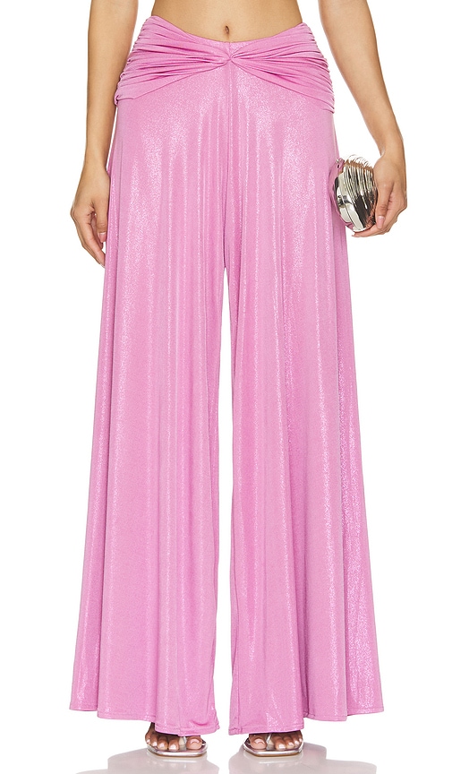 Shop Patbo Wide Leg Pant In Purple