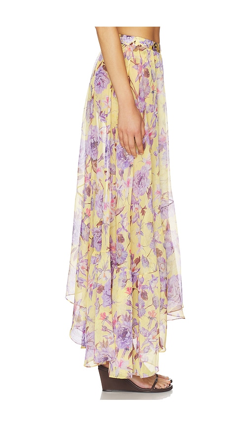 Patbo Maxirock Peony Print In Yellow. Größe Xs. Also In S, M. 