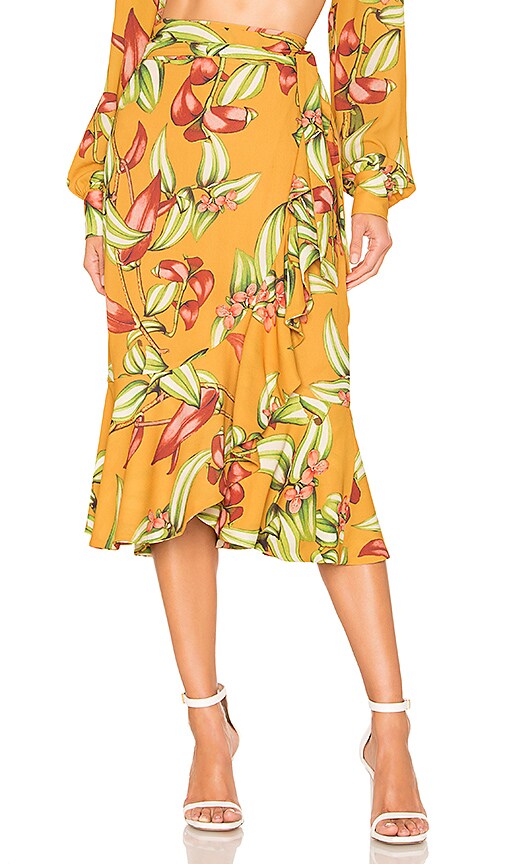 Zebrina Print Wrap Skirt