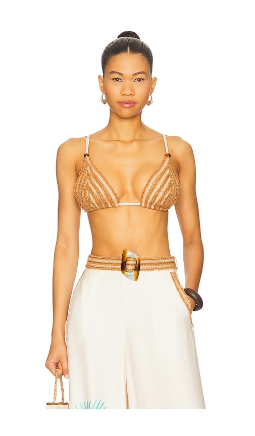 Bananeira Tropical Bra Top in . - size 0 (also in 2, 4, 6) - PatBO - Modalova