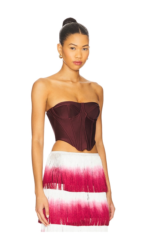 Patbo Corset Top In Brown