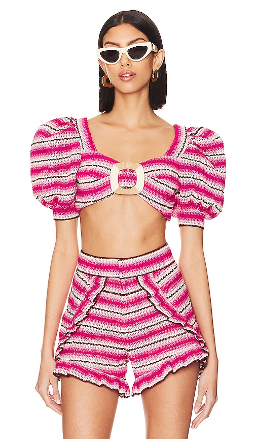 Top Cropped - Crochet com a Paty