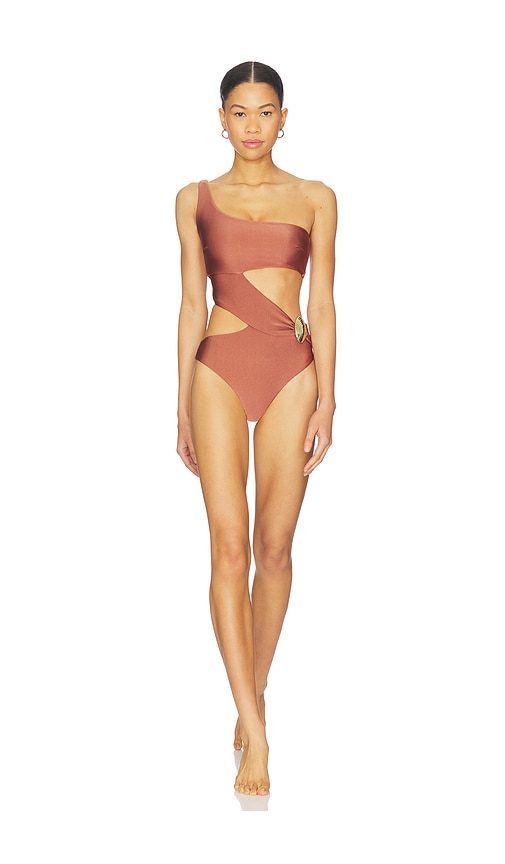 PatBO x Camila Coelho Golden Lune Bodysuit