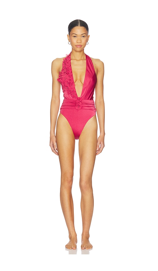 PatBO Sunstone Plunge Bodysuit