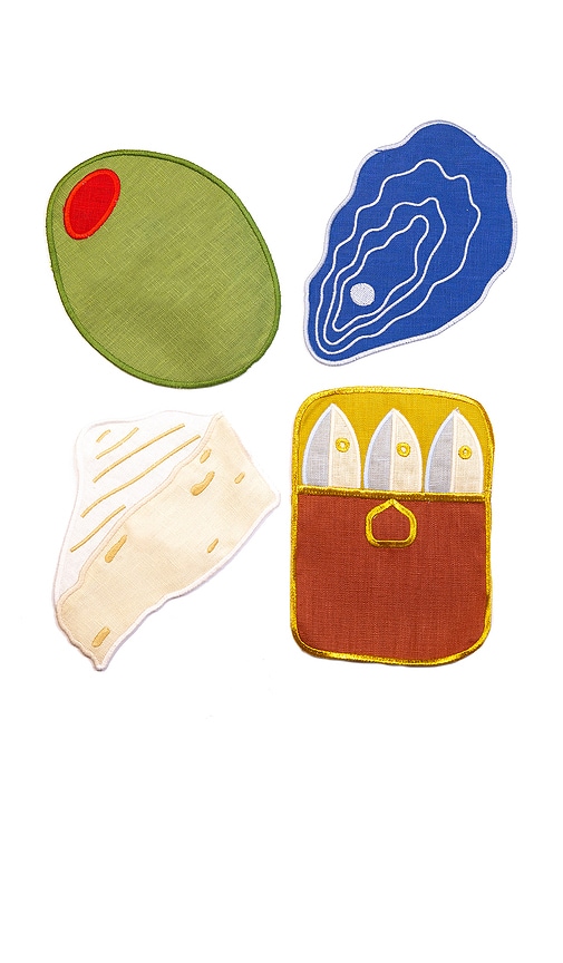 Piecework Hors D'oeuvres Napkins In Multi