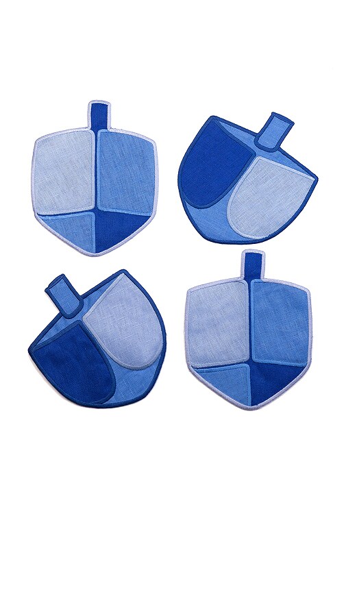 Piecework Dreidel Cocktail Napkins