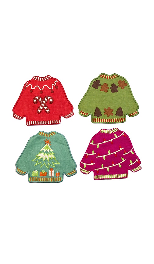 Piecework Ugly Sweaters Cocktail Napkins