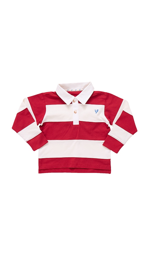 Pink Chicken Albert Rugby Shirt In Red