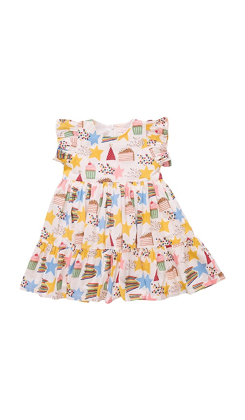 Jennifer Dress in Cream,Pink. - size 2 (also in 3, 4, 5, 6) - Pink Chicken - Modalova