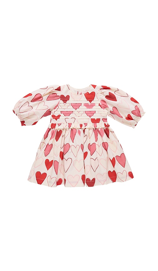 open lace back dress Crystal Heart Dress  Teen/Women