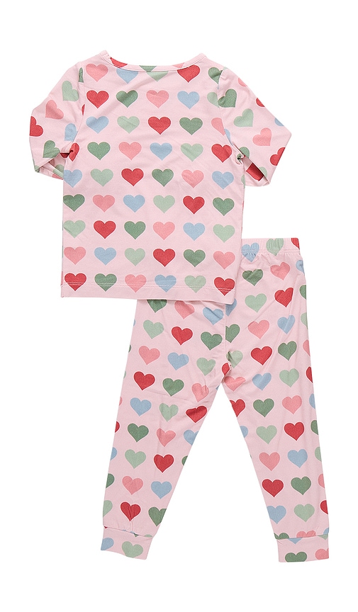 Pink Chicken Bamboo Pj Set In Pink