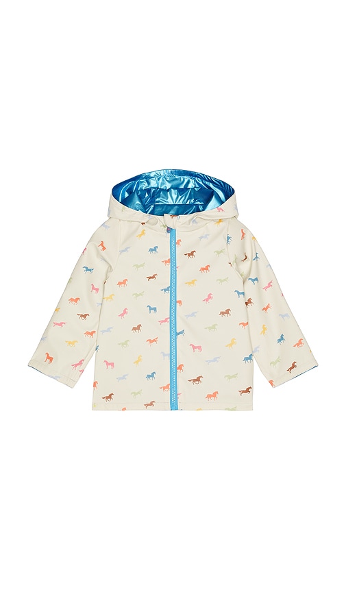 Pink Chicken Girls Rafa Rain Coat In Blue