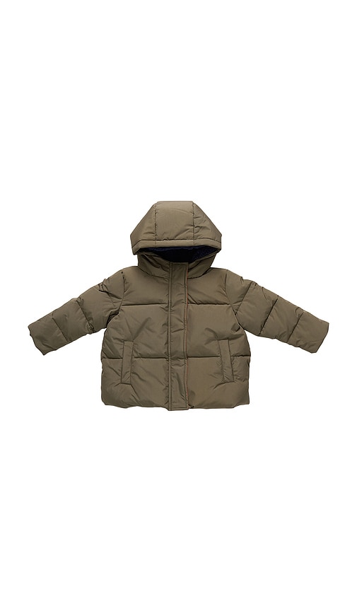 Pink Chicken Pete Puffer In Green