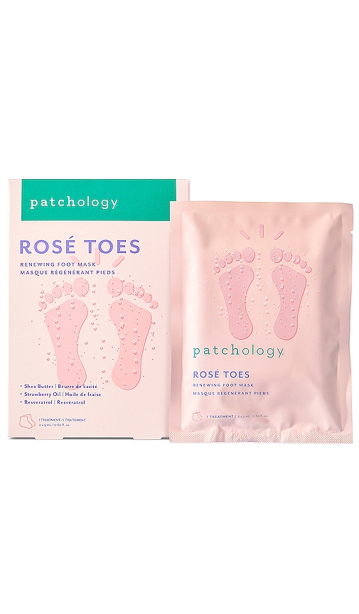 PATCHOLOGY ROSE TOES RENEWING PROTECTING FOOT MASK