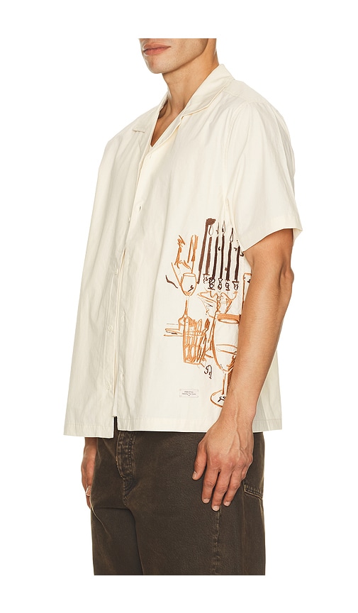 Percival Walker Boxy Shirt In Ecru