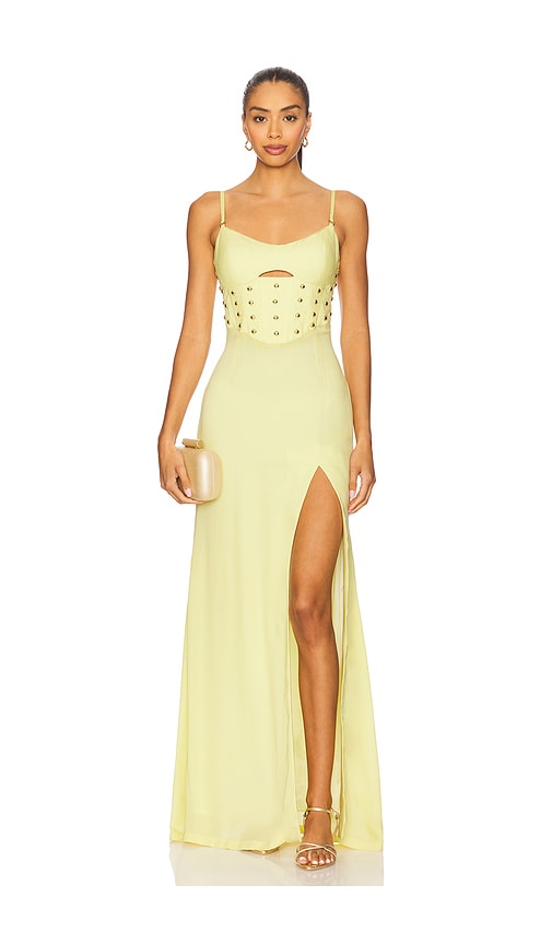 Papa Don't Preach X Revolve Now I'm Your Daisy Gown In Yellow