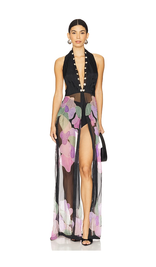 x REVOLVE Kiss Of Ivy Bodysuit in Black,Lavender. - size XS (also in L, M, S)