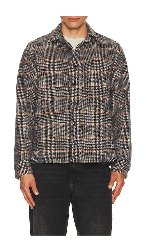 Peregrine Wool Overshirt In Gray