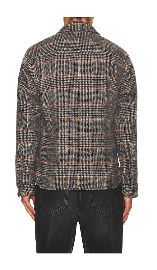 Peregrine Wool Overshirt In Gray