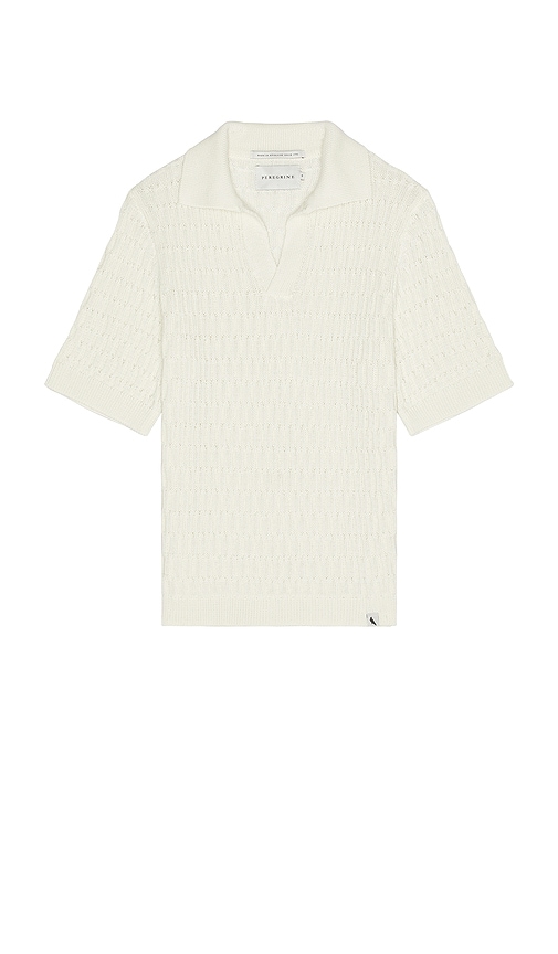 Cove Polo Shirt in White. - size S (also in L, M)