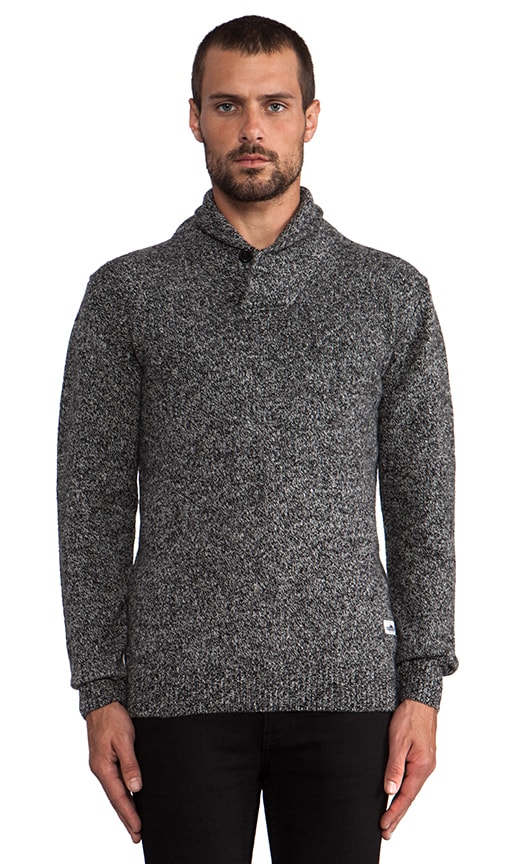 Bayfield Shawl Collar Melange Jumper