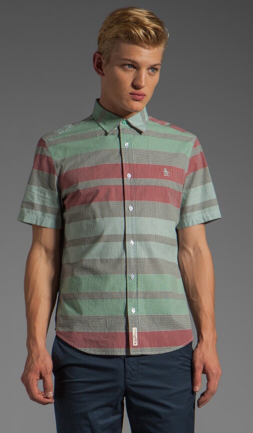 S/S Blanket Stripe Heritage Fit Shirt