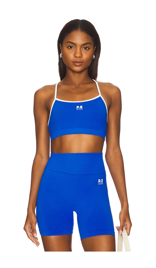 Release Seamless Sports Bra in Royal. - size S (also in L, M)