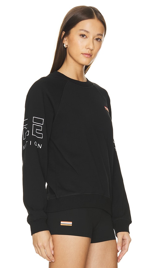 Shop P.e Nation Moneyball Sweatshirt In 黑色