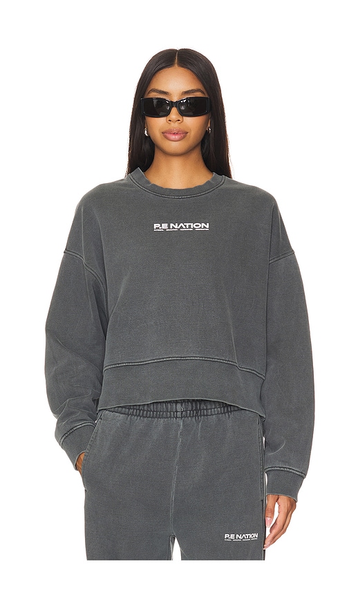 Shop P.e Nation Purpose Sweatshirt In Grey