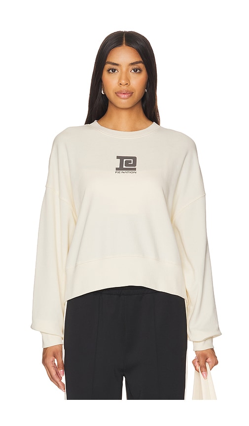 Shop P.e Nation Medely Sweatshirt In Cream