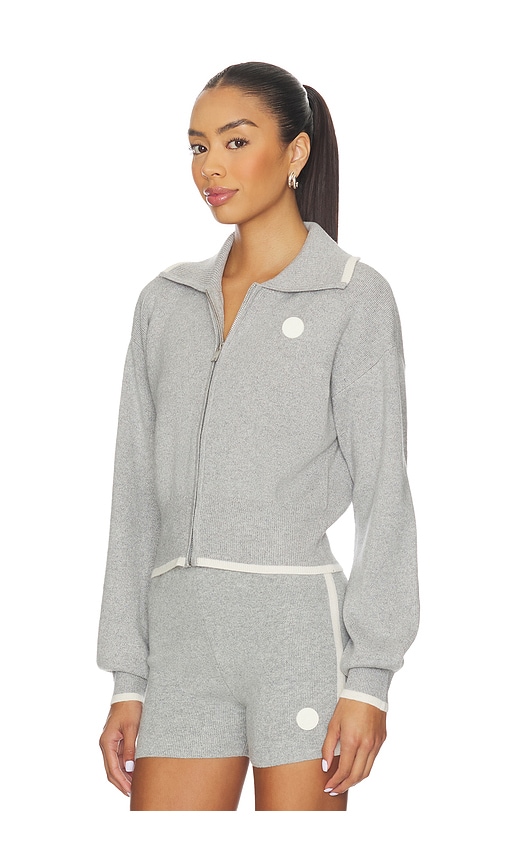P.e Nation Verge Knit Jacket In Gray