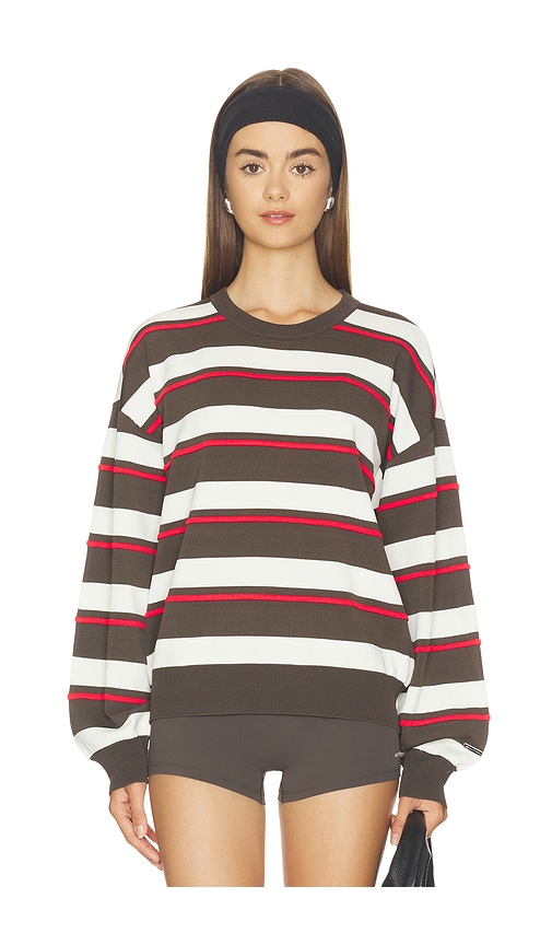 P.E Nation Retreat Stripe Sweater - Women's Clothing