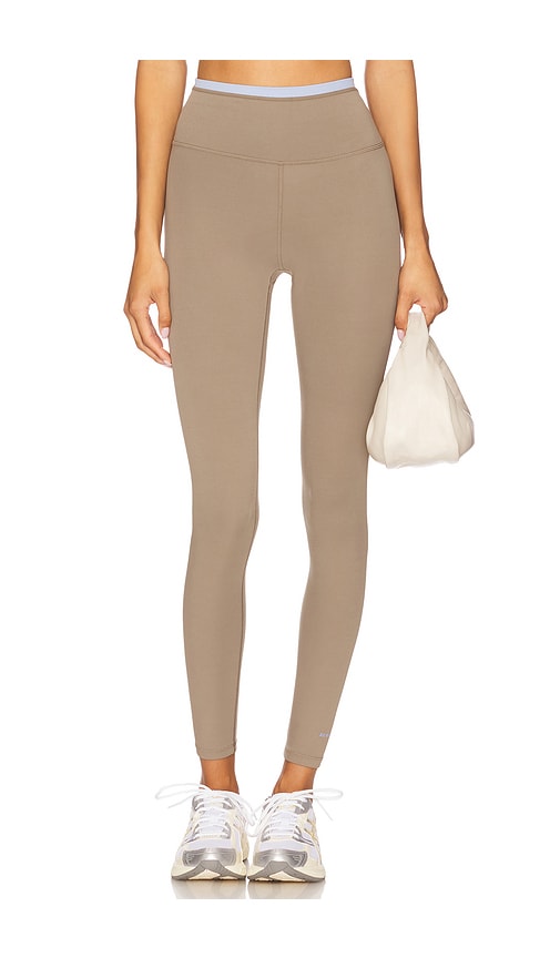 Vita Full Length Legging in Taupe. - size XXS (also in L, M, XL, XXL)