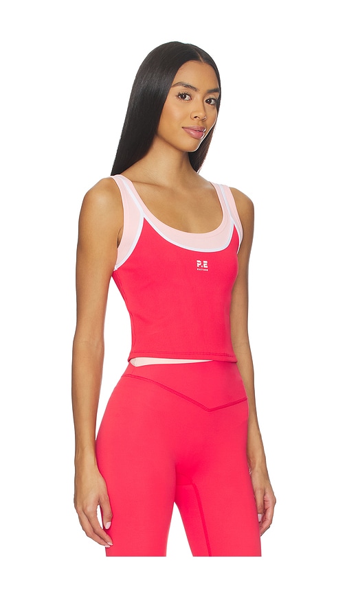 P.e Nation Forward Tank Top In Pink